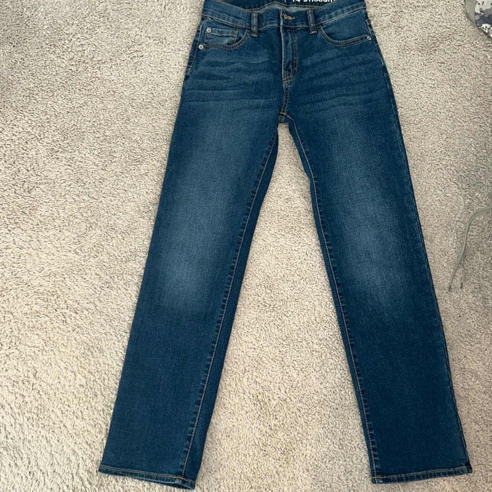 NWOT Gap kids boys size 14 straight jeans